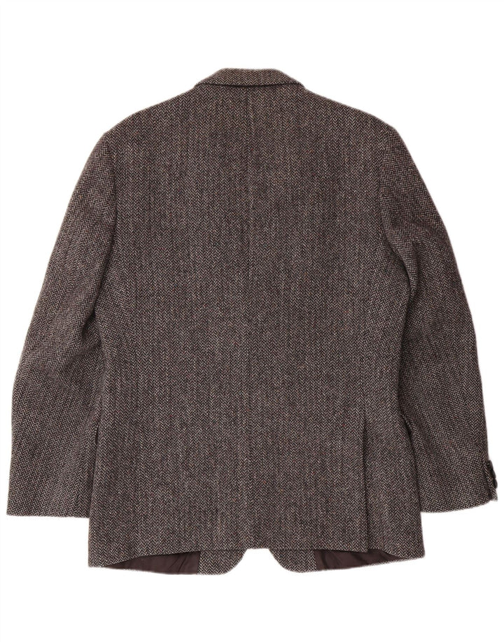 Męska marynarka ST MICHAEL UK 40, duża, szara klasyczna jodełka