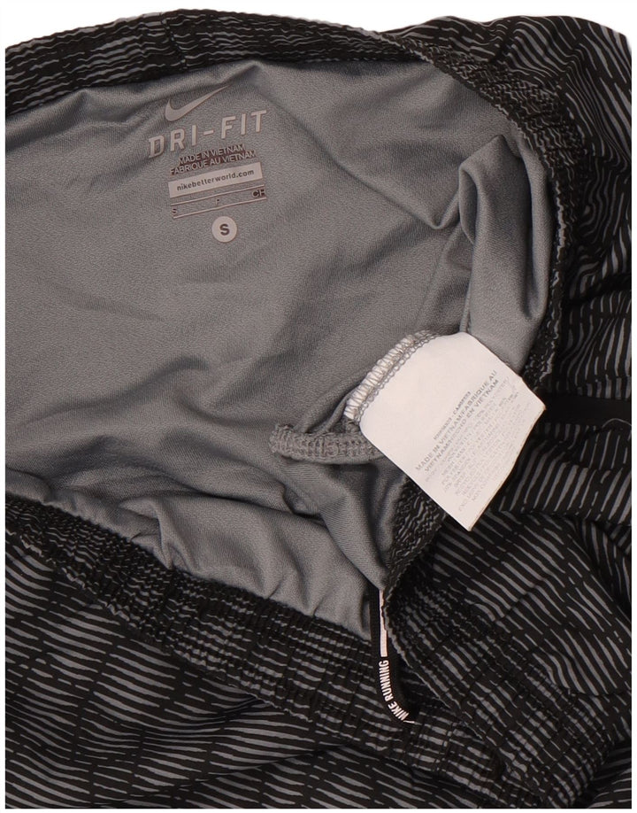 Damskie spodenki sportowe Nike Dri Fit UK 10, mały, szary, geometryczny poliester
