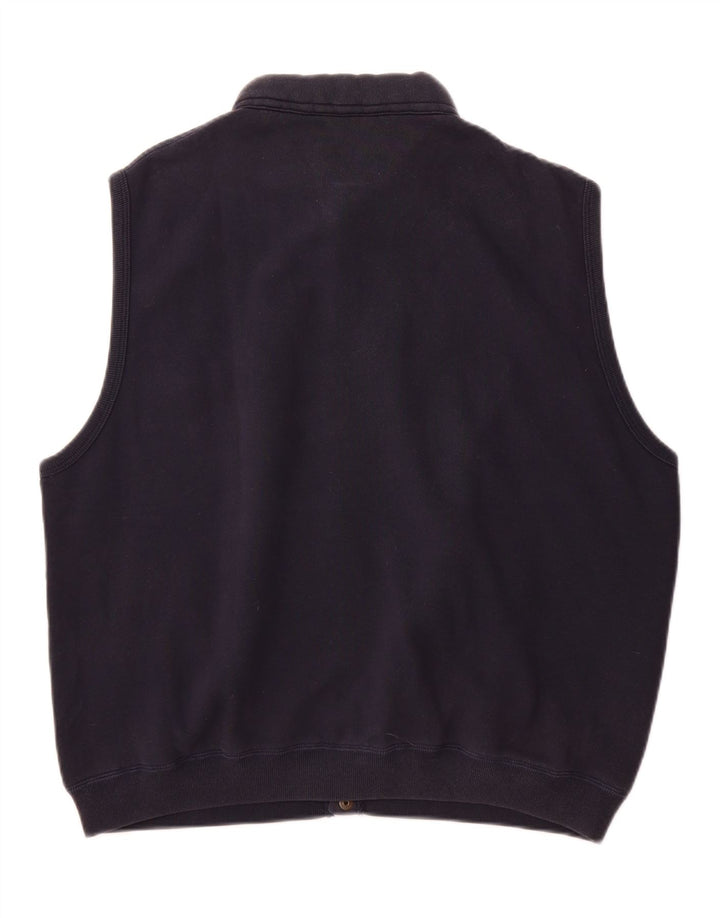 Męska bluza dresowa bez rękawów Outrage, 2XL, granatowa, bawełniana