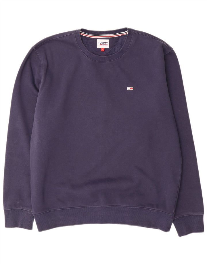 Bluza męska Tommy Hilfiger, duża, bawełniana, granatowa