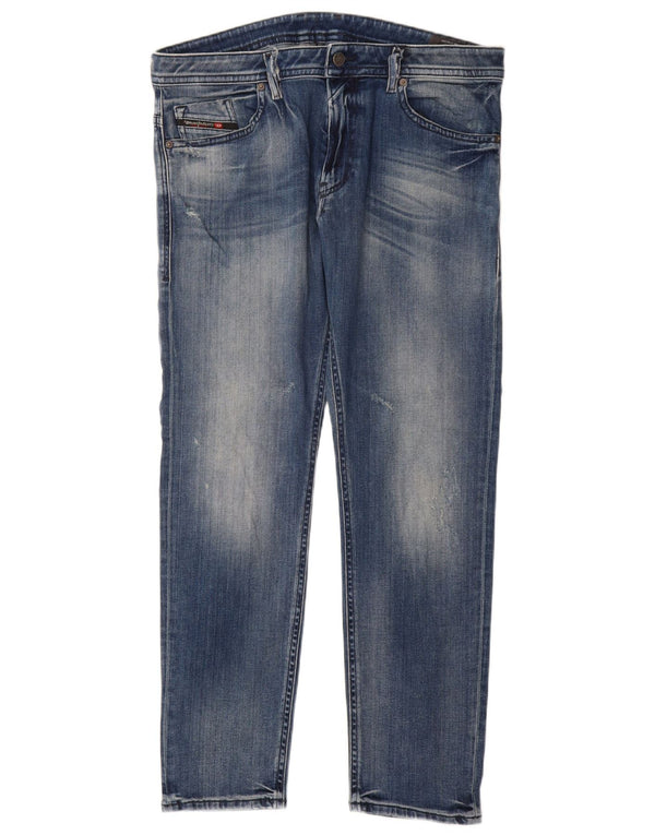 Diesel Męskie Thommer Slim Jeans W36 L32 Niebieskie bawełniane