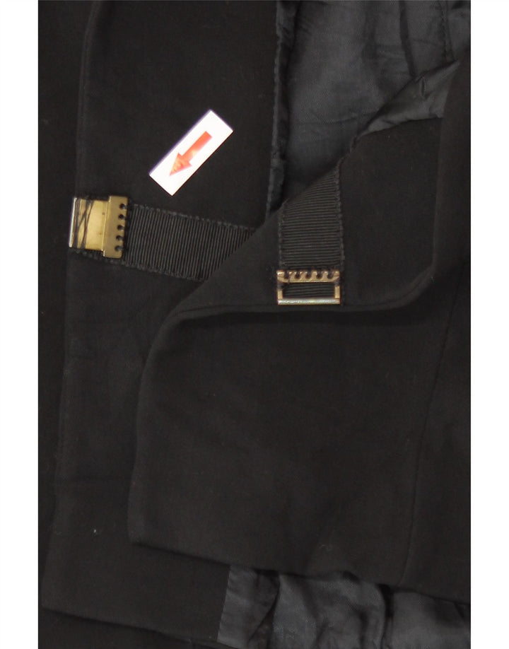 Valentino Damska marynarka Roma Open Blazer UK 4 XS Czarna wełna