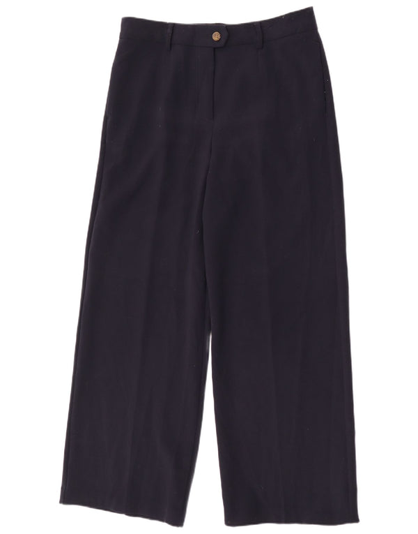 Damskie spodnie garniturowe Marks & Spencer UK 14 Large W32 L30 Granatowe