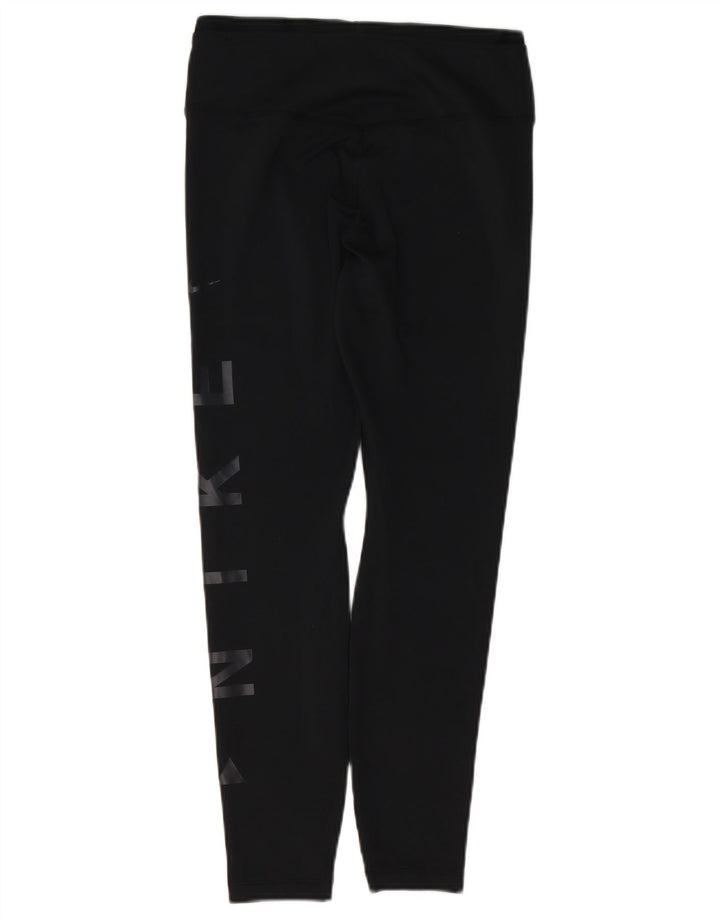 Damskie legginsy NIKE Dri Fit Graphic UK 12, średni czarny poliester
