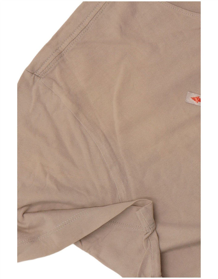 T-shirt męski Nike, duży, beżowy, bawełniany