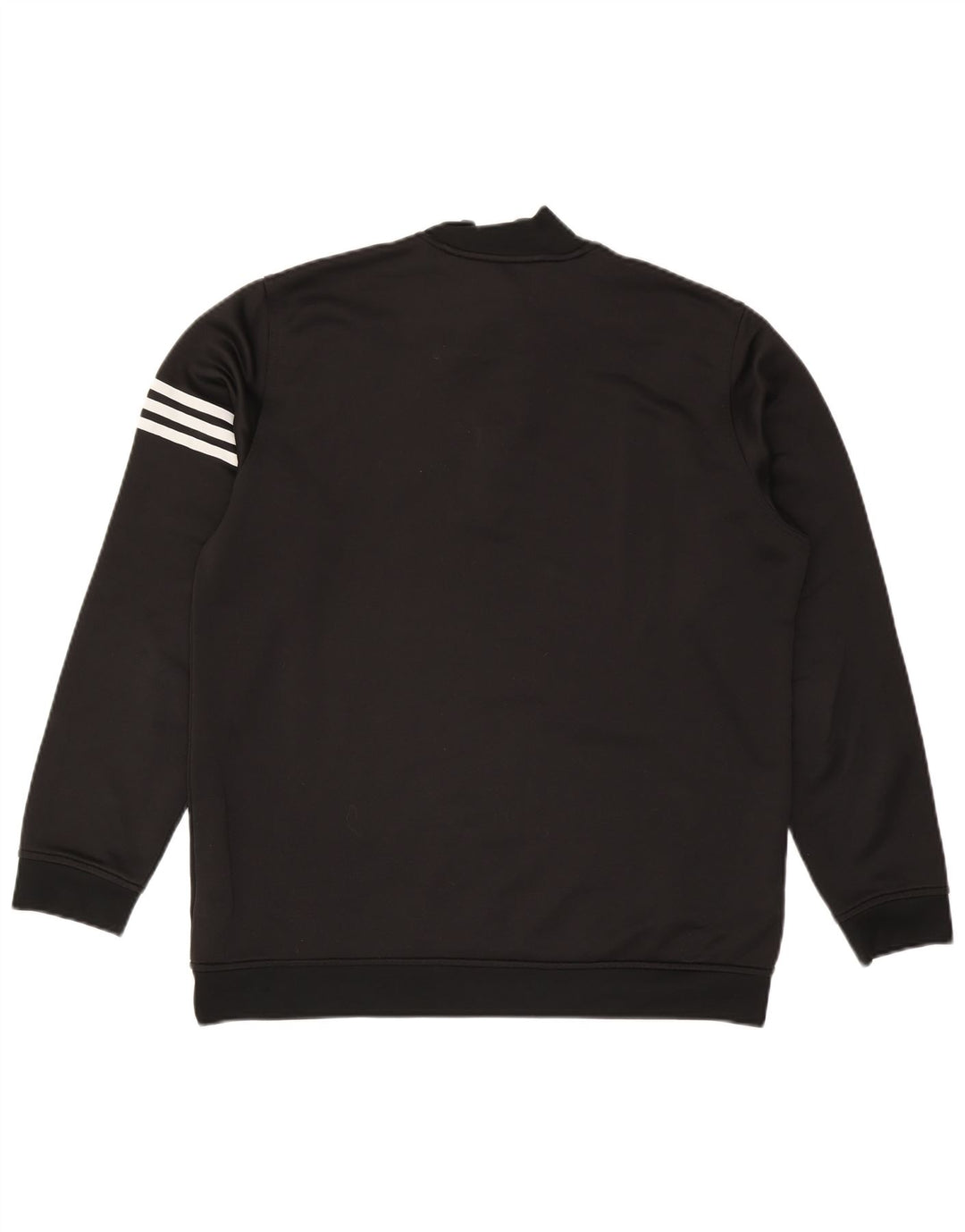 Męski sweter ADIDAS Climalite z zamkiem błyskawicznym, duży, czarny poliester