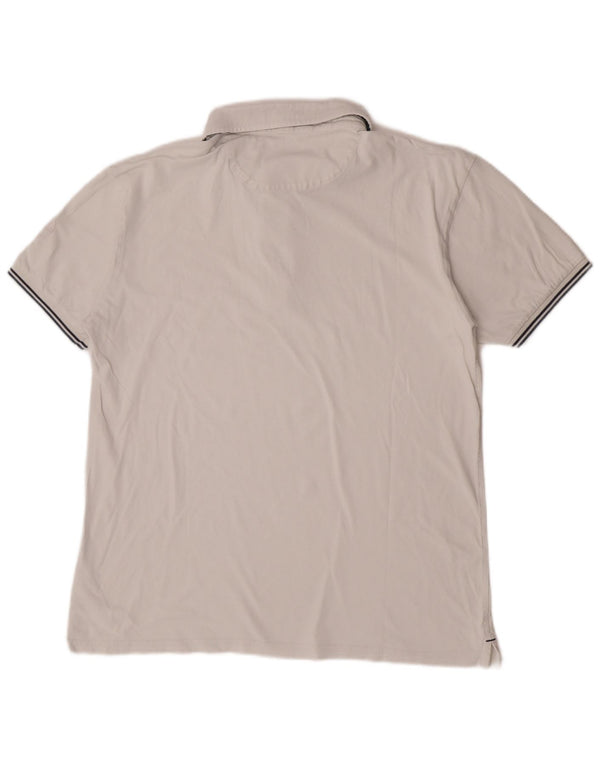 Męska koszulka polo North Sails z grafiką, 2XL, biała, bawełniana