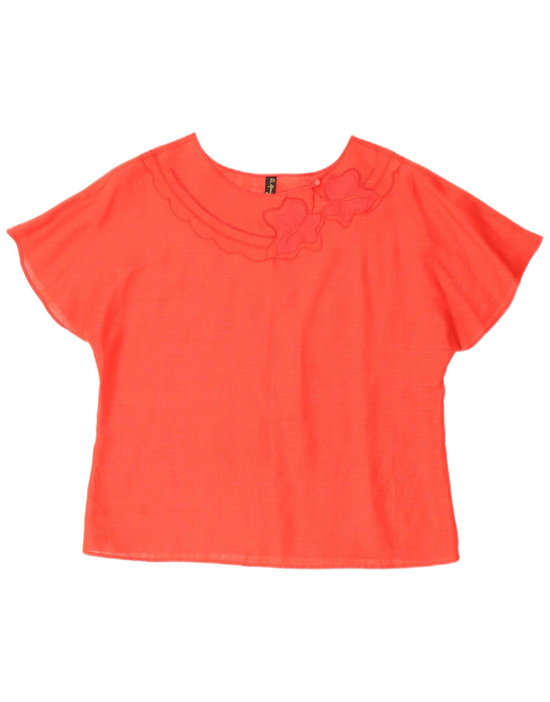 Damska bluzka Mario Pucci Cecconi Top IT 48 XL, czerwona lniana
