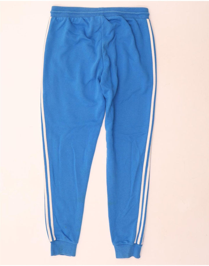 Adidas Męskie Spodnie Dresowe Joggery Duże Niebieskie Bawełniane