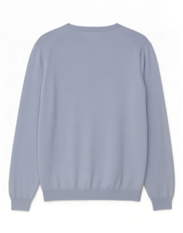 Męski sweter z dekoltem w łódkę Replay XL, niebieski, bawełniany