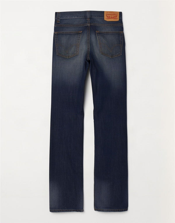Męskie dżinsy Levi's 506 Straight W30 L34 Granatowa bawełna