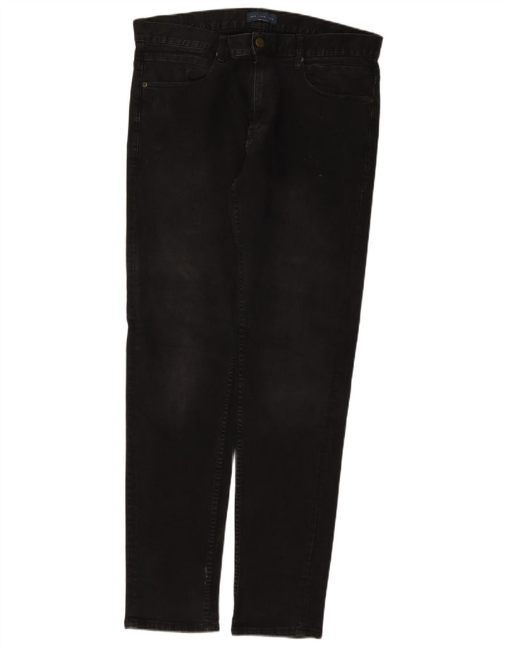 Męskie jeansy slim fit Zara EU 46 XL W36 L33 czarne
