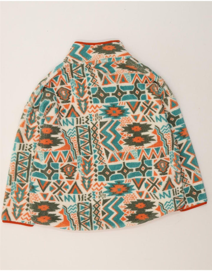Promod Damski sweter polarowy zapinany na plecach UK 20 2XL Wielokolorowy Fair Isle