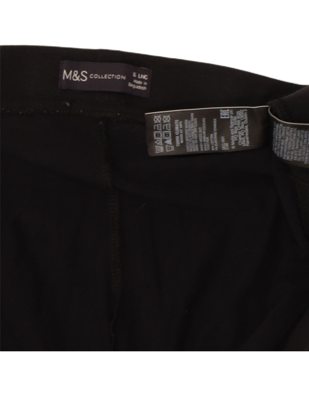 Legginsy damskie Marks & Spencer UK 16, duże, czarne, bawełniane