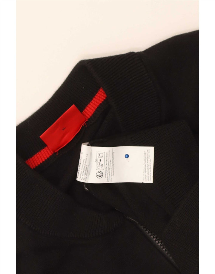 Męski sweter rozpinany Hugo Boss XL, czarny, bawełniany