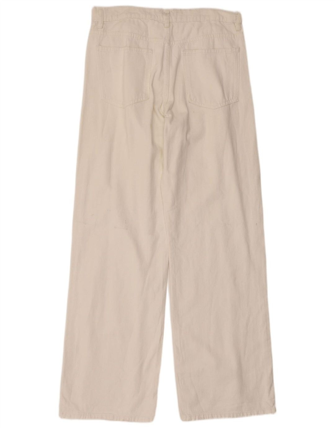 Damskie jeansy z szeroką nogawką Zara EU 40 Medium W30 L32 Białe