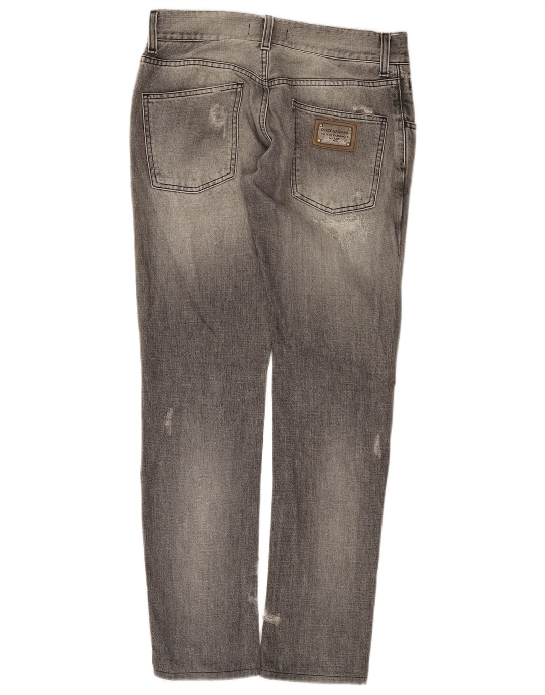 Damskie jeansy Dolce & Gabbana w trudnej sytuacji IT 44 Medium W30 L31 Szare