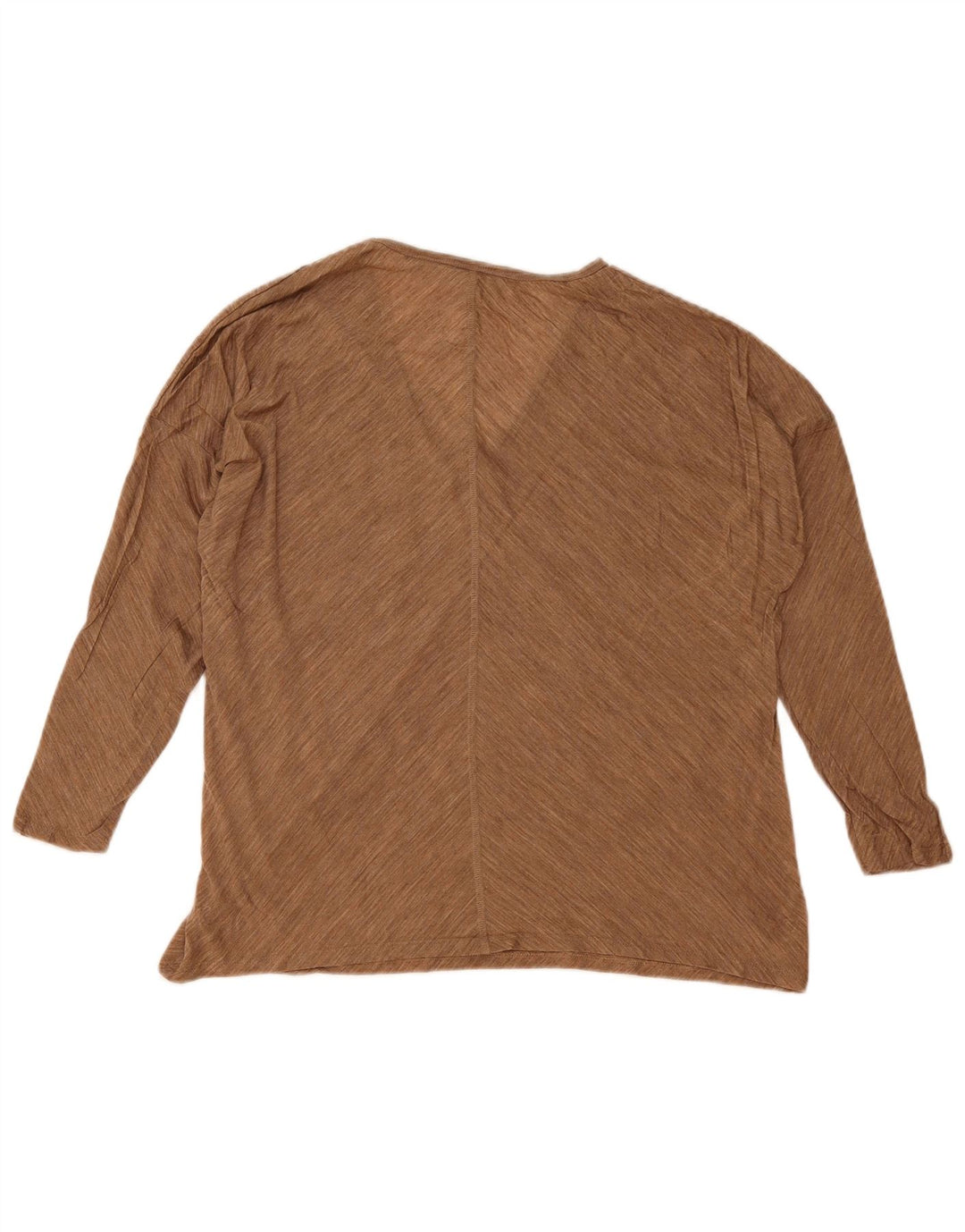 Damski top oversize Massimo Dutti z długim rękawem, UK 10, mały, beżowy, nakrapiany