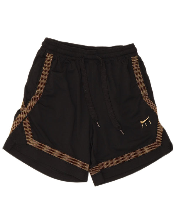 Męskie spodenki sportowe Nike Dri Fit, mały czarny geometryczny poliester