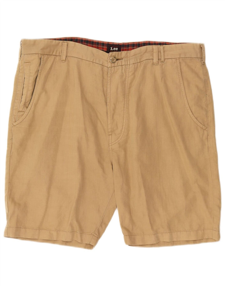 Męskie spodenki Chino Lee W38 XL, beżowa bawełna