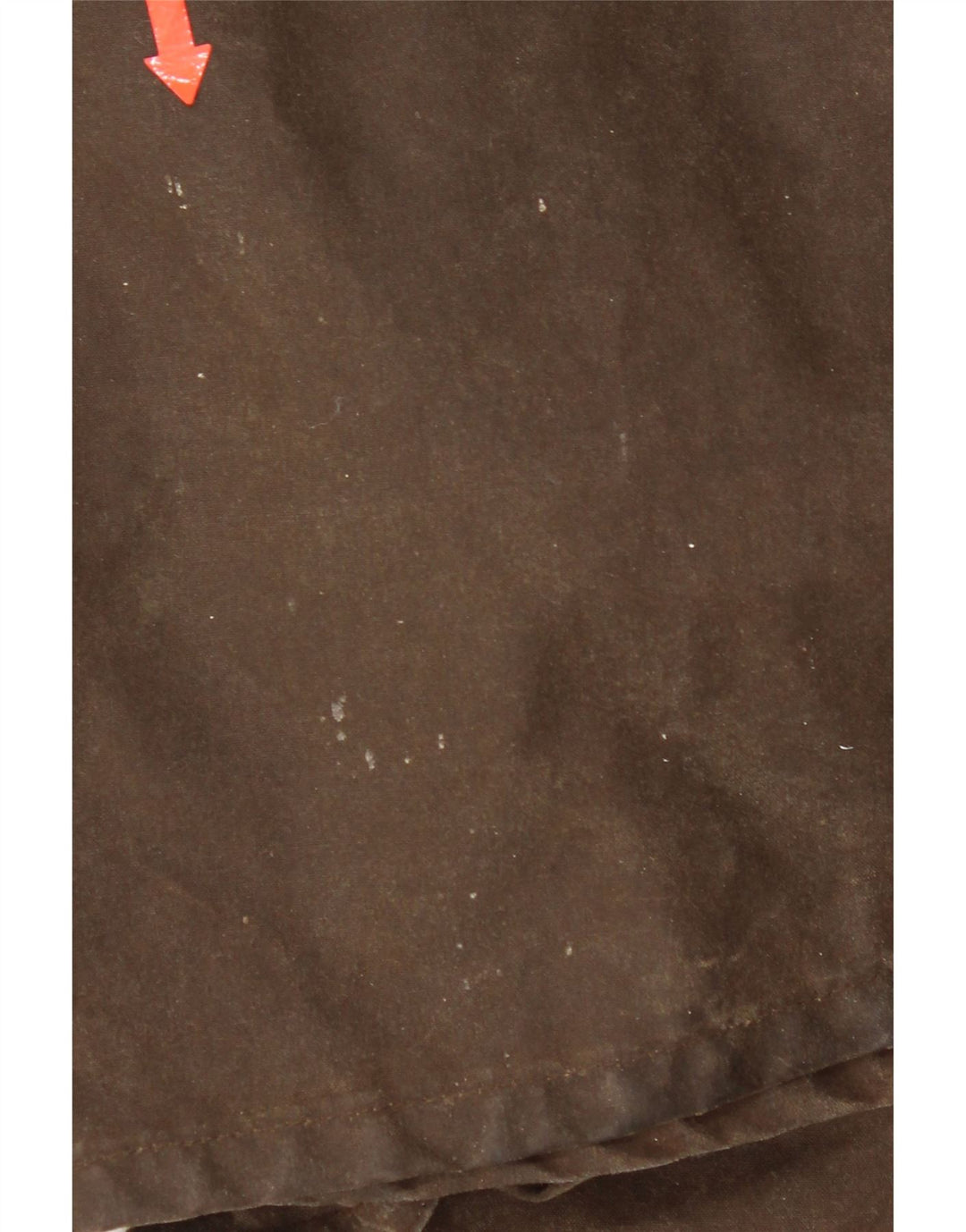 Vintage męski płaszcz z woskowanej bawełny UK 40, duży brązowy