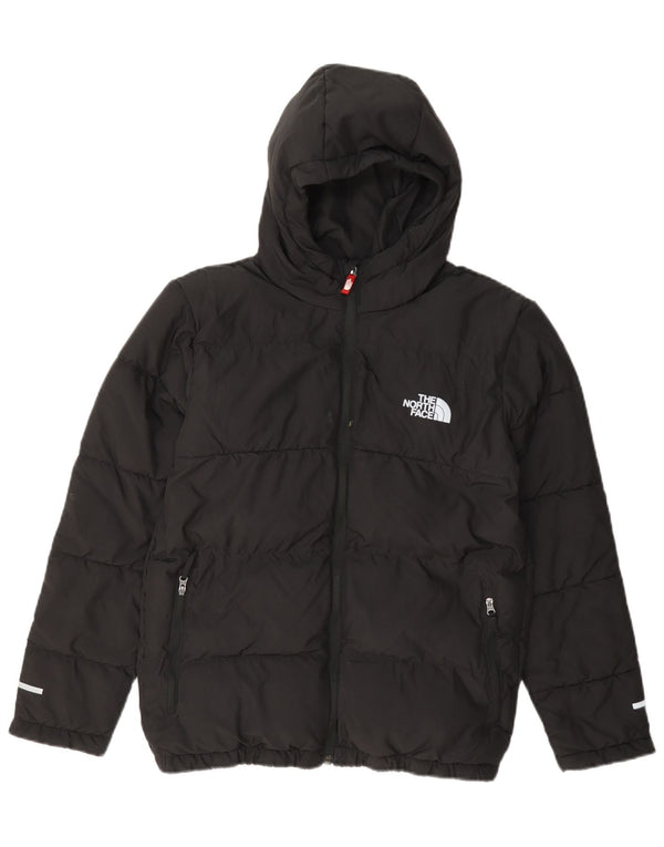 Wyściełana kurtka chłopięca z kapturem The North Face 14-15 lat XL, czarna, poliestrowa