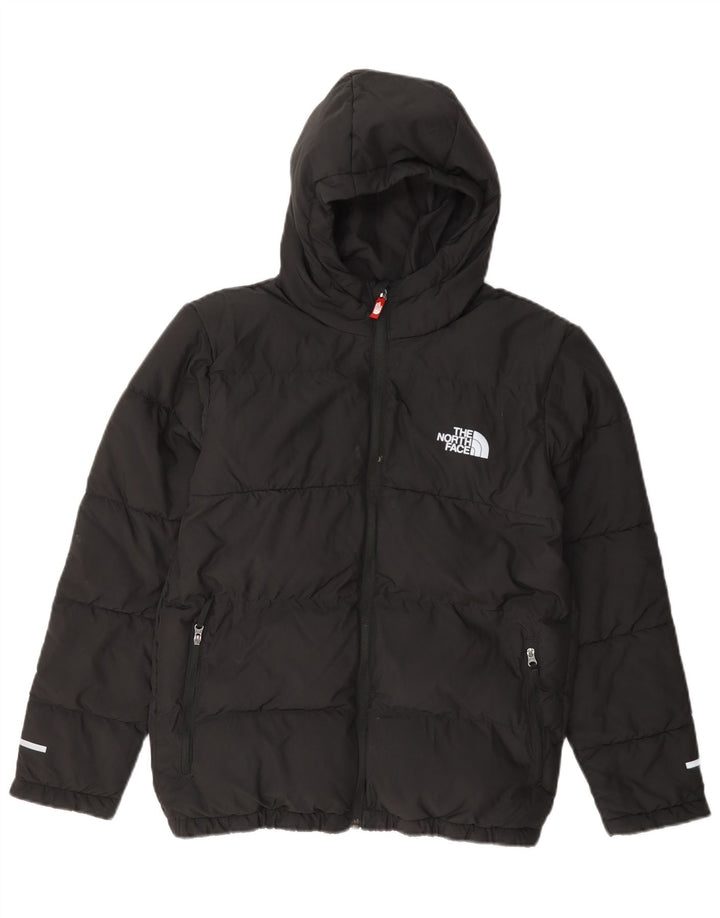 Wyściełana kurtka chłopięca z kapturem The North Face 14-15 lat XL, czarna, poliestrowa