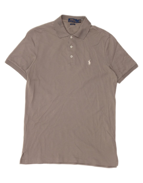 Męska koszulka polo Polo Ralph Lauren, mała, szara, bawełniana
