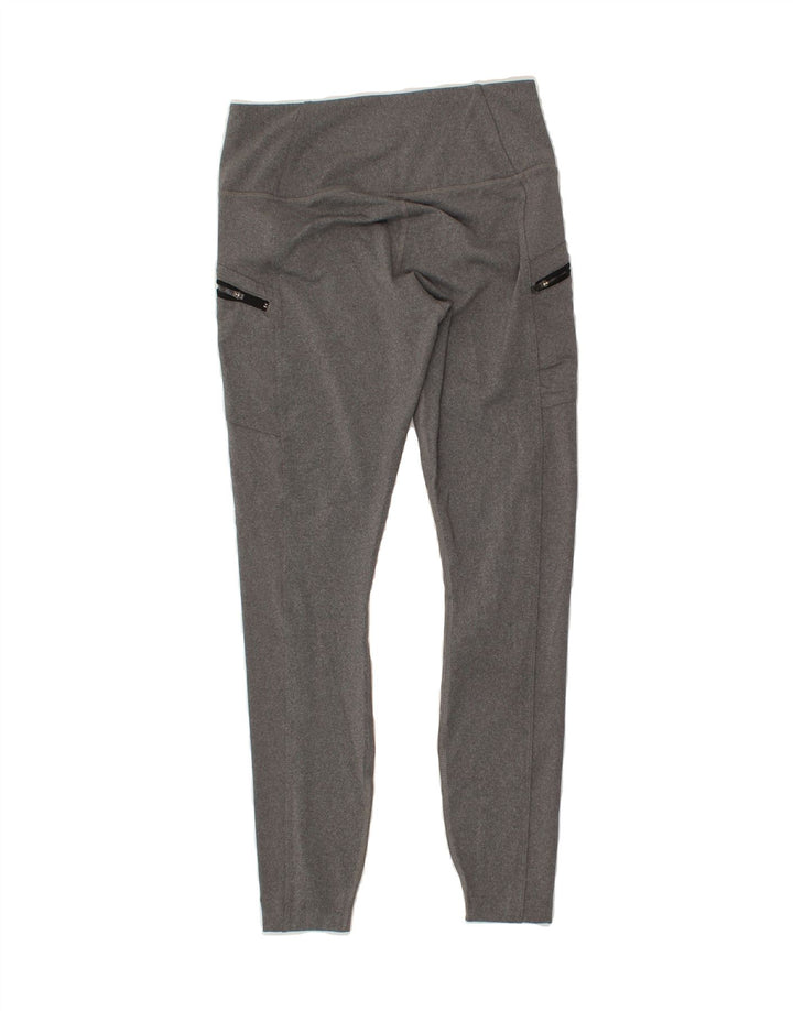 EDDIE BAUER Womens Leggings UK 10 Small  Grey Polyester Vintage Eddie Bauer and Second-Hand Eddie Bauer from Messina Hembry 