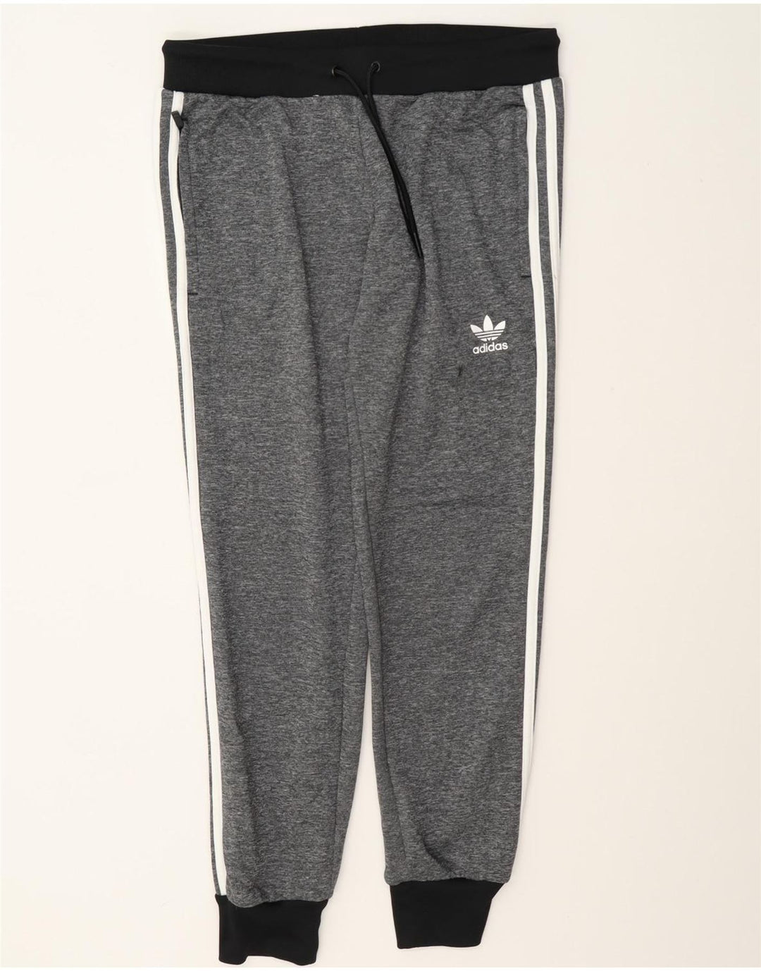 Damskie spodnie dresowe Adidas Joggers UK 12 Średni szary poliester