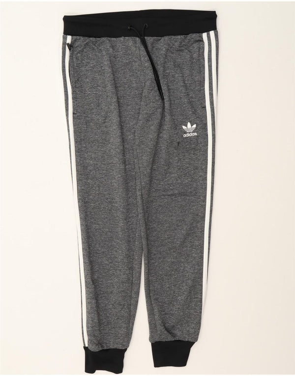 Damskie spodnie dresowe Adidas Joggers UK 12 Średni szary poliester