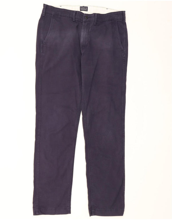 Męskie proste spodnie chino Levi's W34 L34 Granatowa bawełna