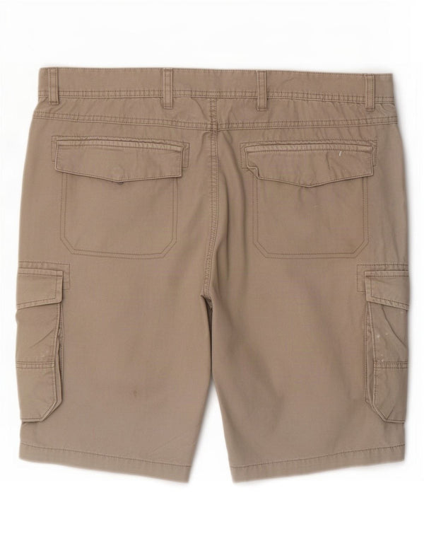 Męskie spodenki cargo w stylu vintage XL W38 Szara bawełna