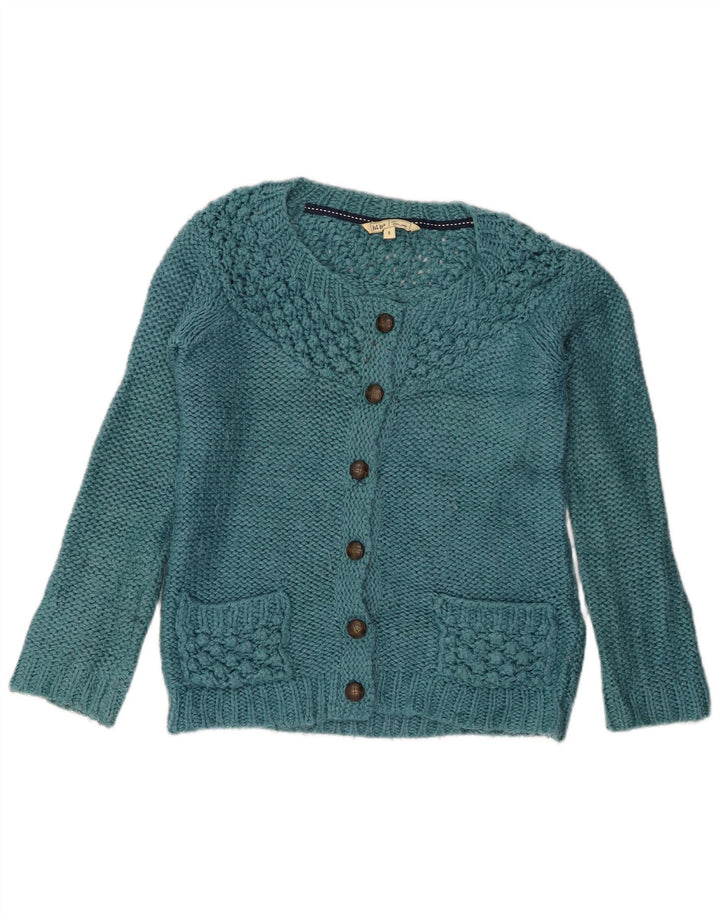 Damski sweter rozpinany Fat Face UK 8 Mały niebieski akryl