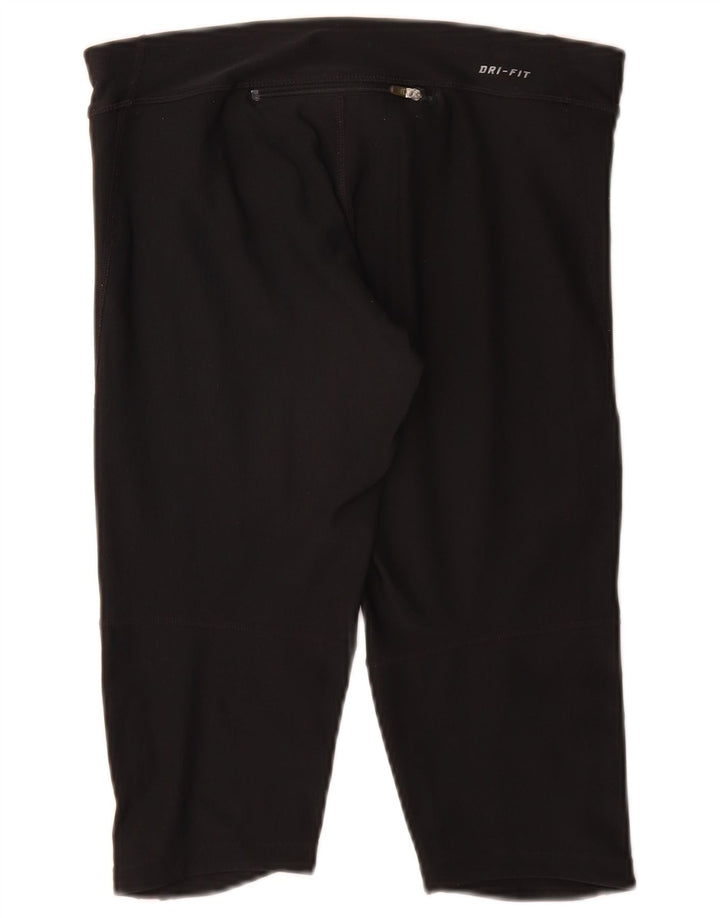 Legginsy Nike Damskie Dri Fit Capri UK 10 Małe Czarne