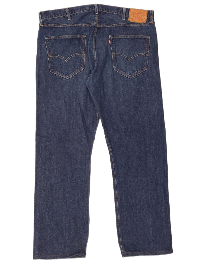 Męskie jeansy Levi's 501 Straight W40 L32 Niebieskie bawełniane