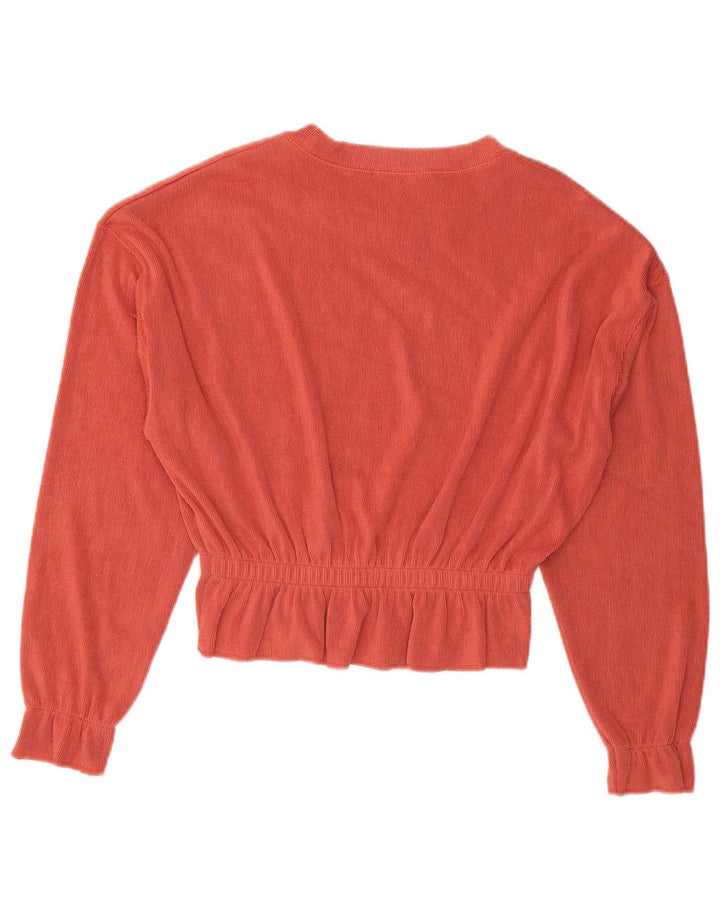 Damska bluzka oversize z długim rękawem Zara UK 10 Small Orange