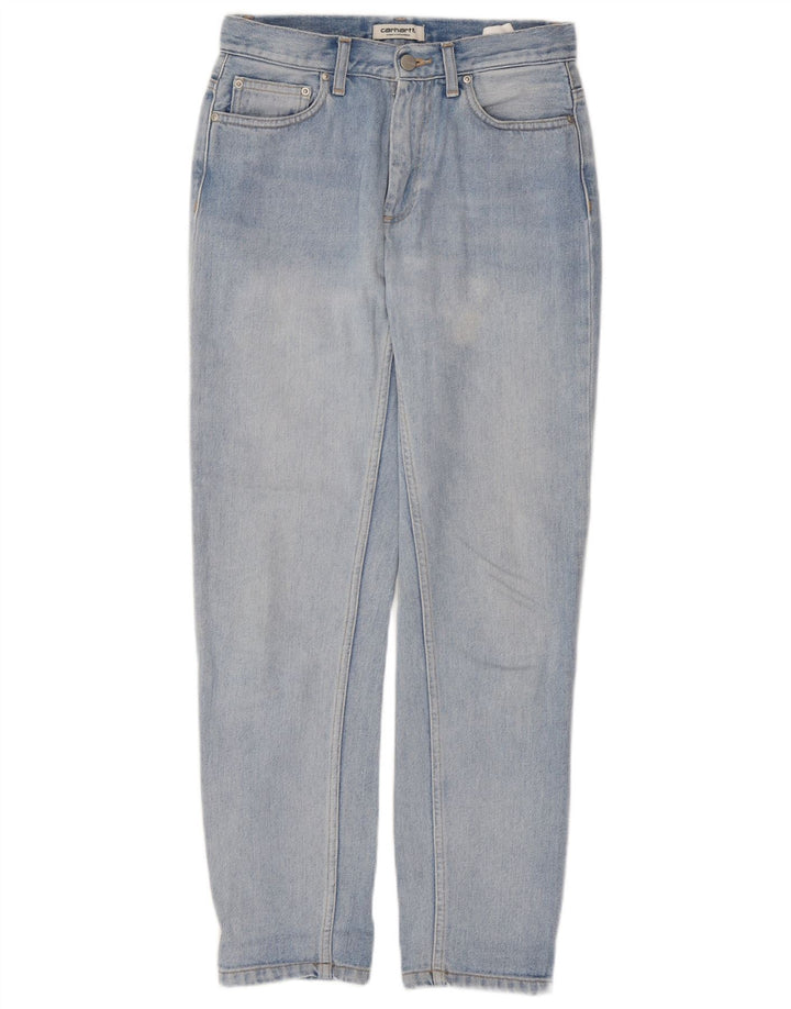 Damskie proste dżinsy Carhartt W26 L28 Niebieskie bawełniane