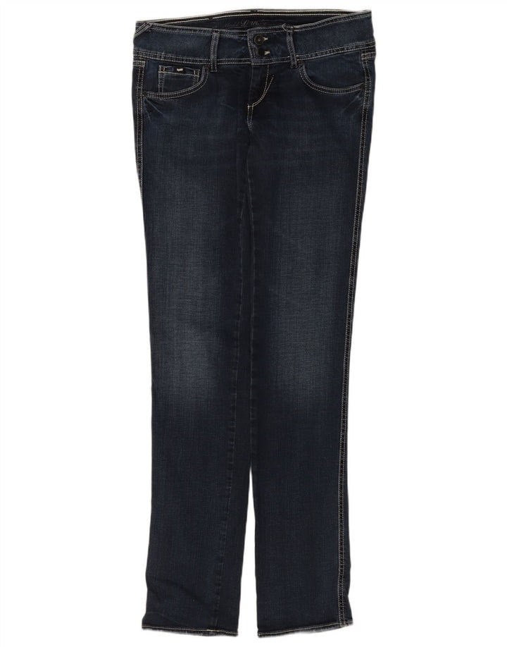 Jeansy damskie Slim Gas W30 L34 Granatowe bawełniane