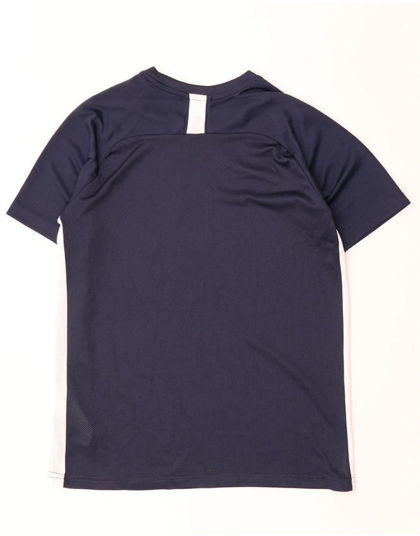 T-shirt chłopięcy Nike Dri Fit 13-14 lat XL, granatowy, blok kolorów