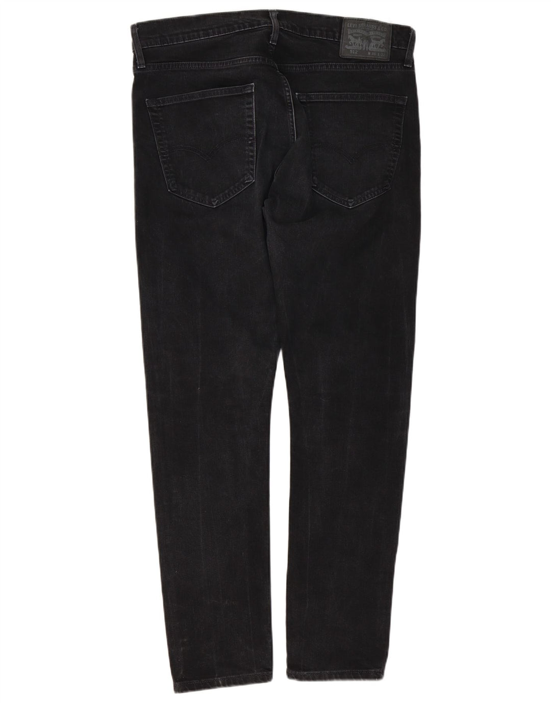 Męskie dżinsy Levi's Slim Tapered W36 L32 Czarna bawełna