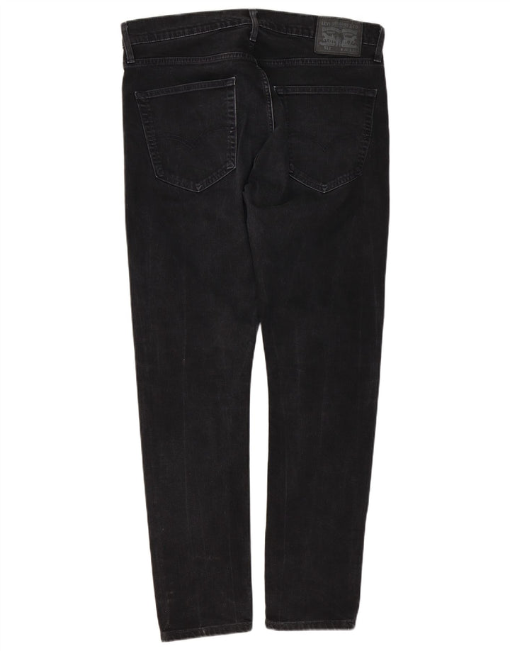 Męskie dżinsy Levi's Slim Tapered W36 L32 Czarna bawełna
