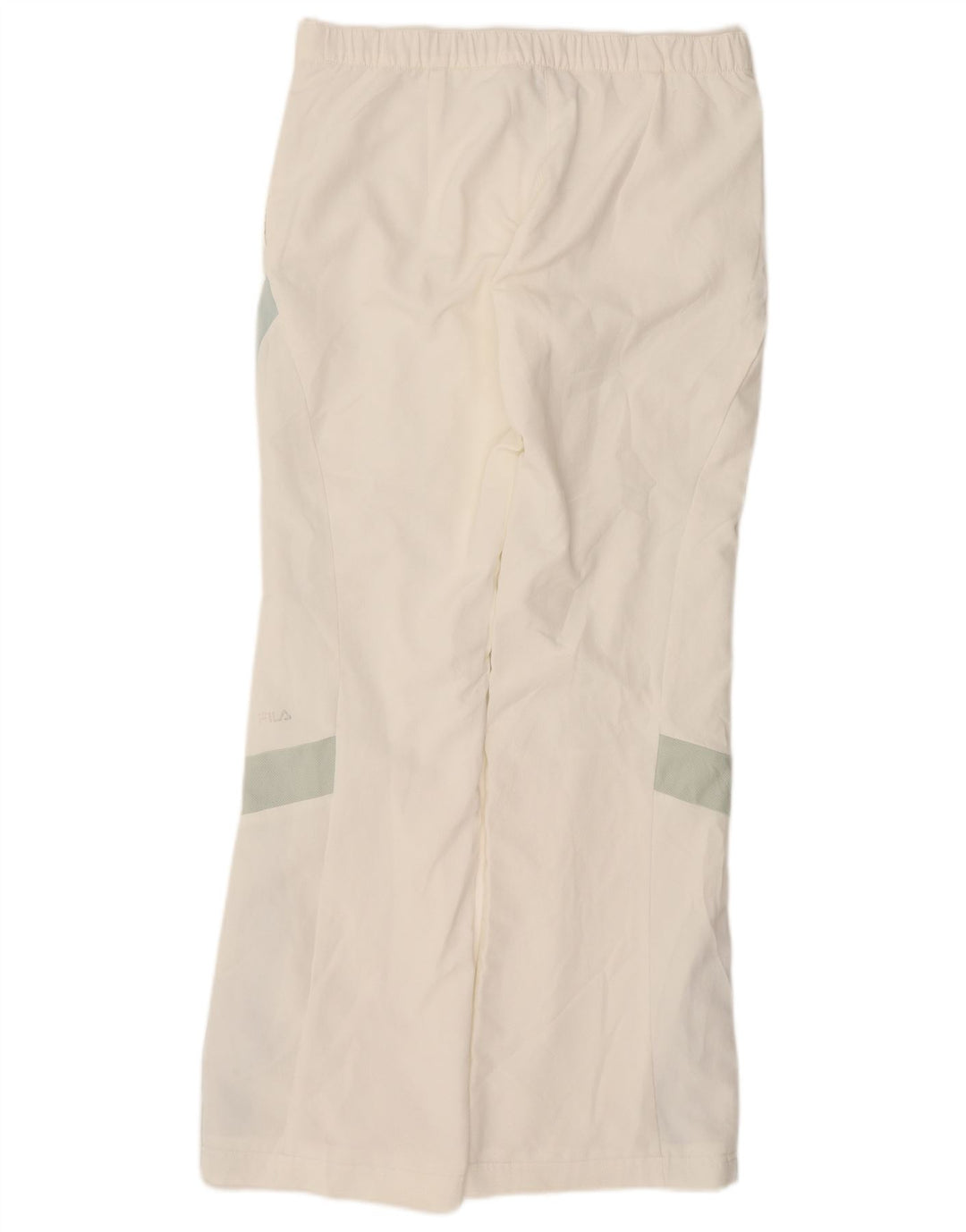 FILA Womens Tracksuit Trousers UK 14 Medium White Colourblock Polyester