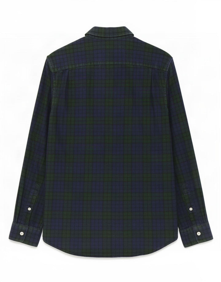 Koszula flanelowa męska Jack Wills, mała, granatowa, bawełniana