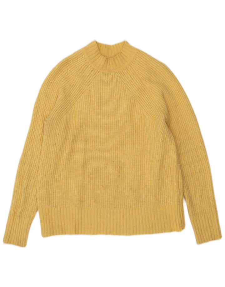 Marks & Spencer Damski sweter z golfem UK 10, mały, żółty