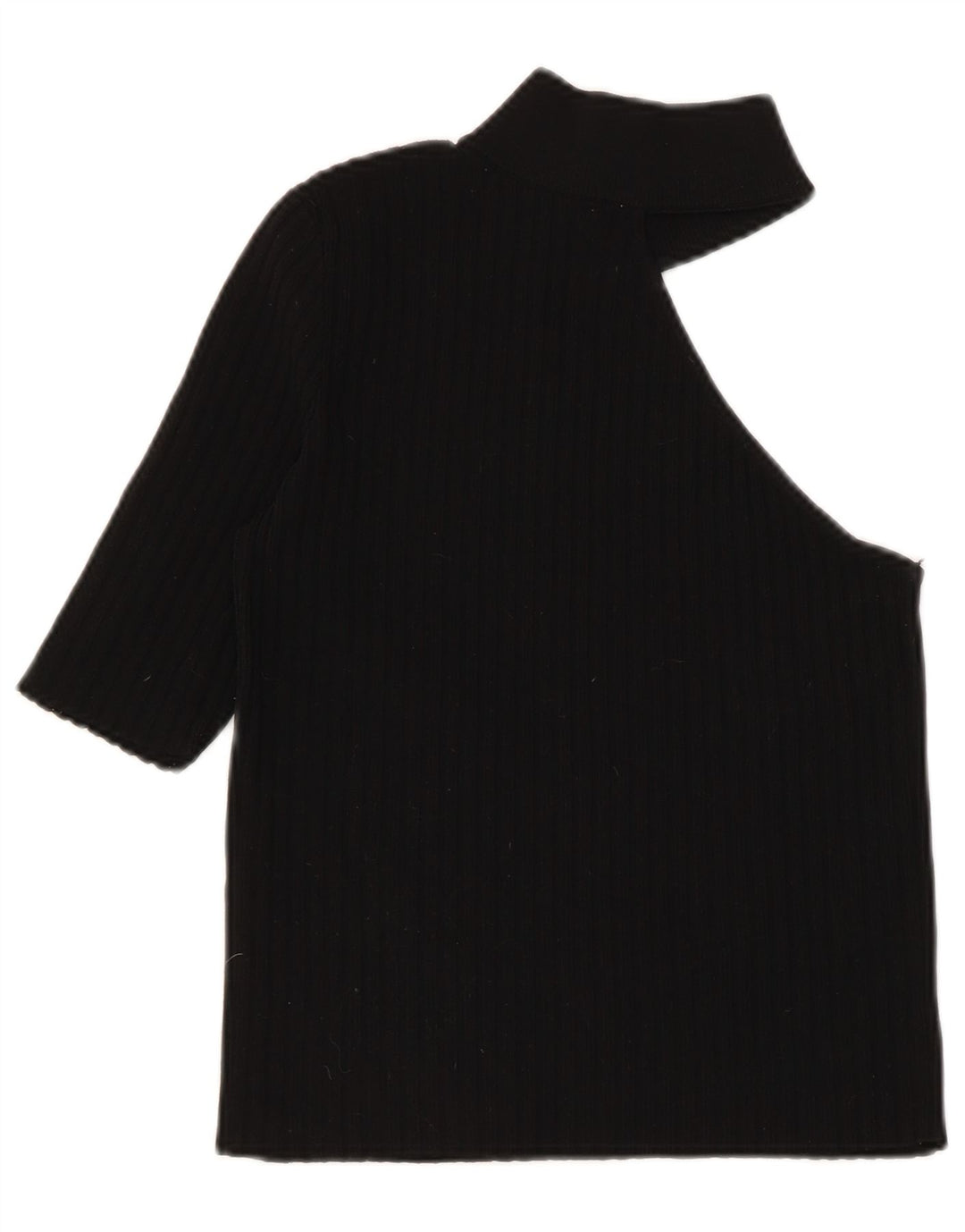 Damski top Zara na jedno ramię, UK 8, mały, czarny nylon