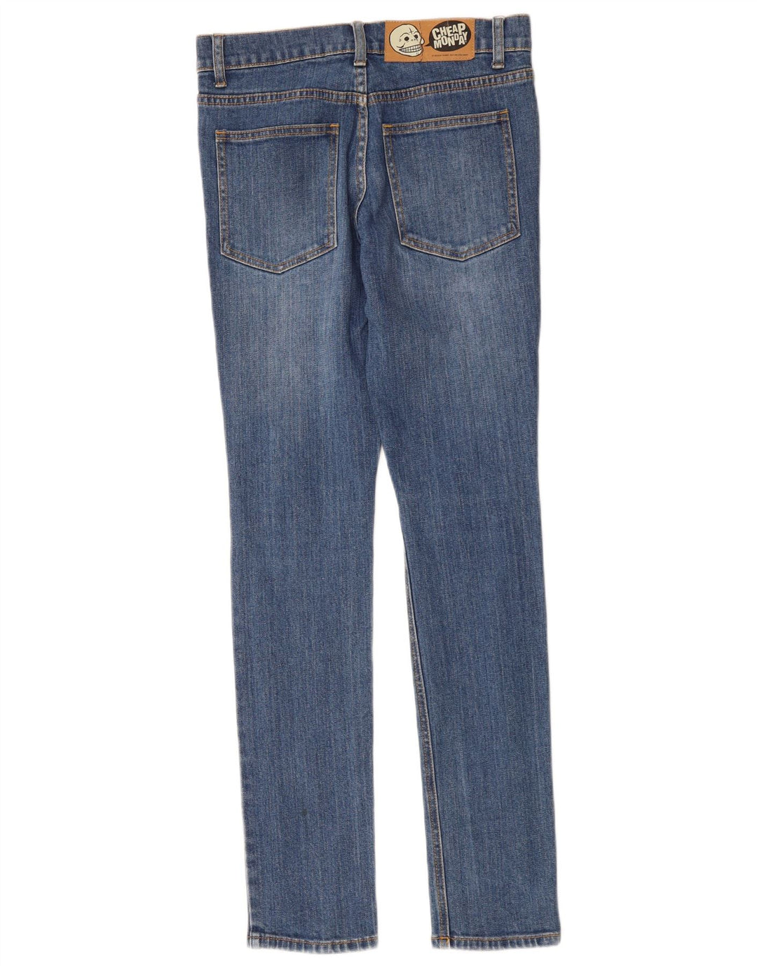 TANIE Dżinsy damskie Skinny W27 L32 Niebieskie bawełniane