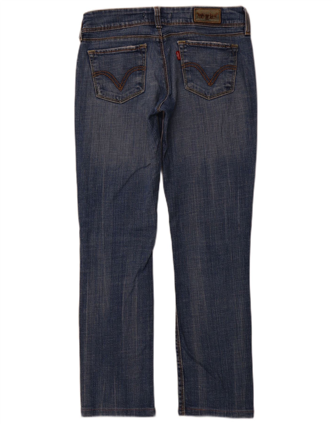 Damskie jeansy LEVI'S 571 Slim W29 L28 Niebieskie bawełniane