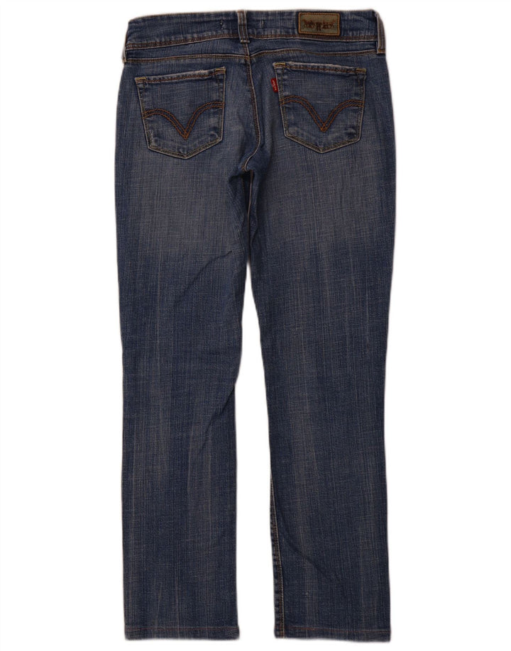 Damskie jeansy LEVI'S 571 Slim W29 L28 Niebieskie bawełniane