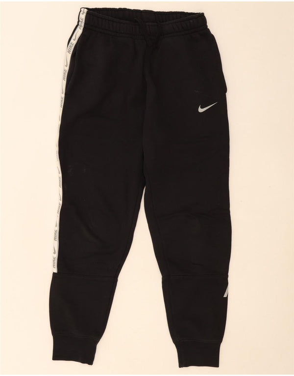 Męskie spodnie dresowe NIKE Graphic o standardowym kroju Joggers XS, czarna bawełna